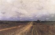 Isaac Levitan The Vladimirka Road oil on canvas